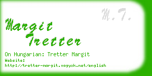 margit tretter business card